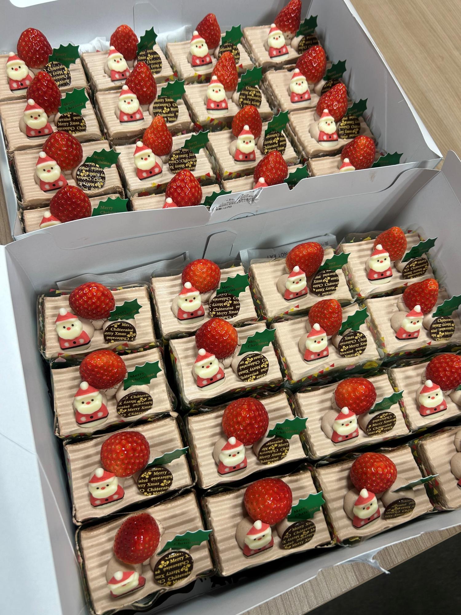 サンタさんが来ました★